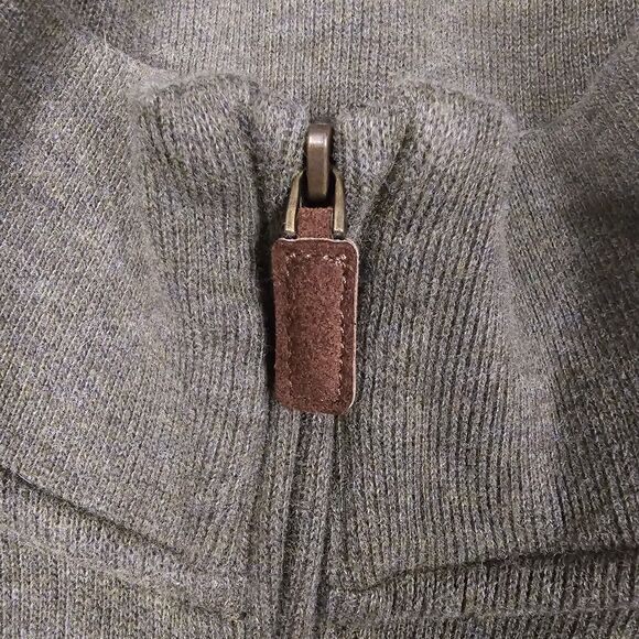 Polo Ralph Lauren Sweater Large Estate Rib 1/4 Zip Preppy Academia Golf - Picture 4 of 9